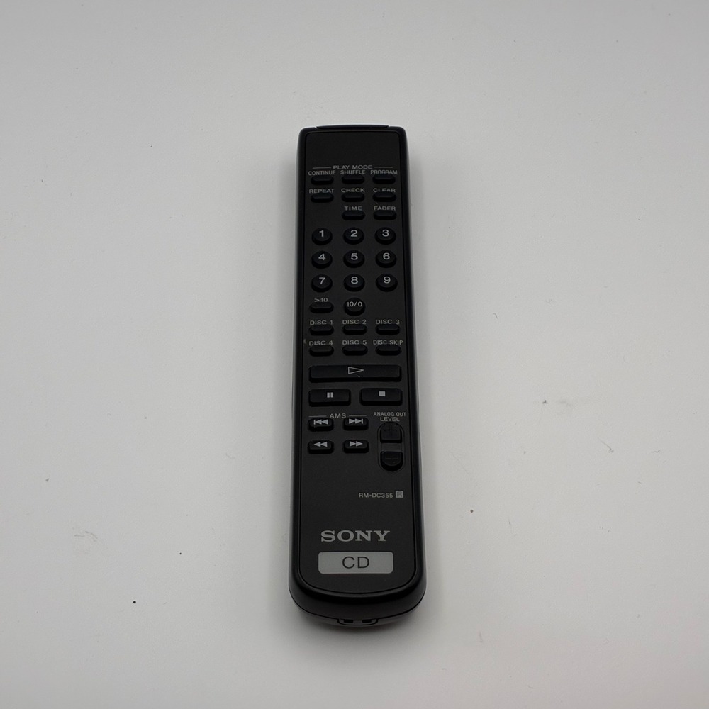 Sony Remote Control Unisex OS Black RM-DC355 CD Player Replacement